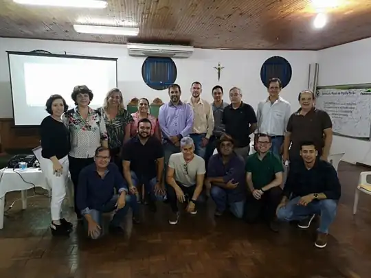 Lideranças fundadoras reunidas — Sindicato Rural de Ponta Porã